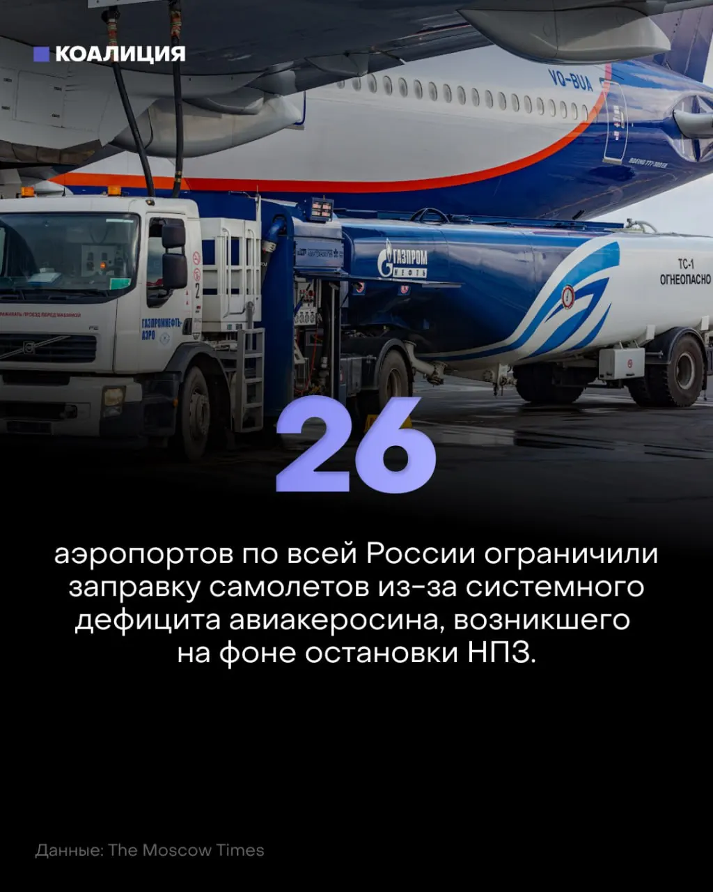 В 26 российских аэропортах сокращено снабжение самолётов керосином; режим в Пулково продлён до 2027 года; ограничения касаются иностранных перевозчиков; рост цен на керосин сохраняется.
