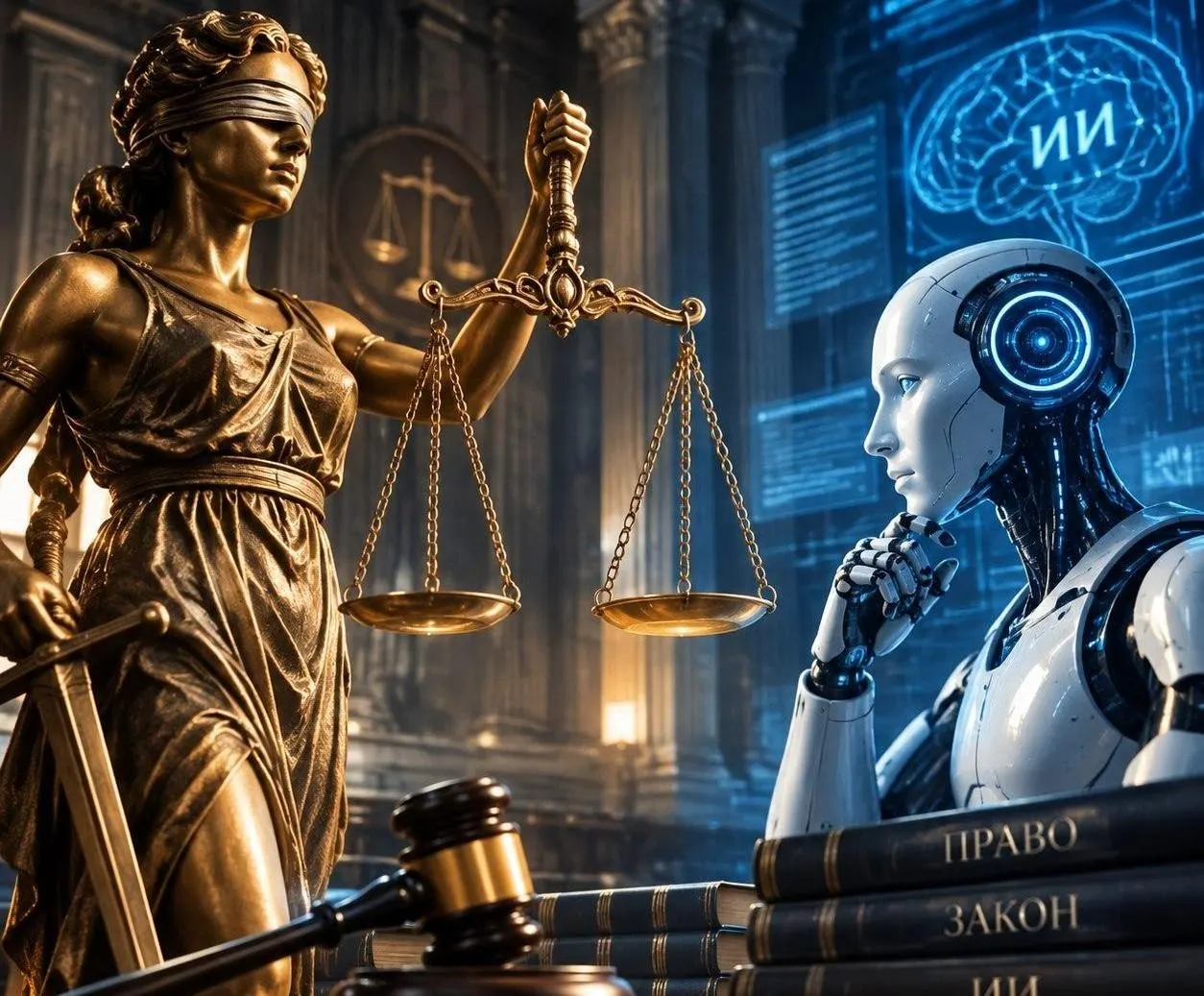 Через год в судах начнут применяться системы искусственного интеллекта для помощи в принятии решений, вызывая вопросы прозрачности и ответственности.