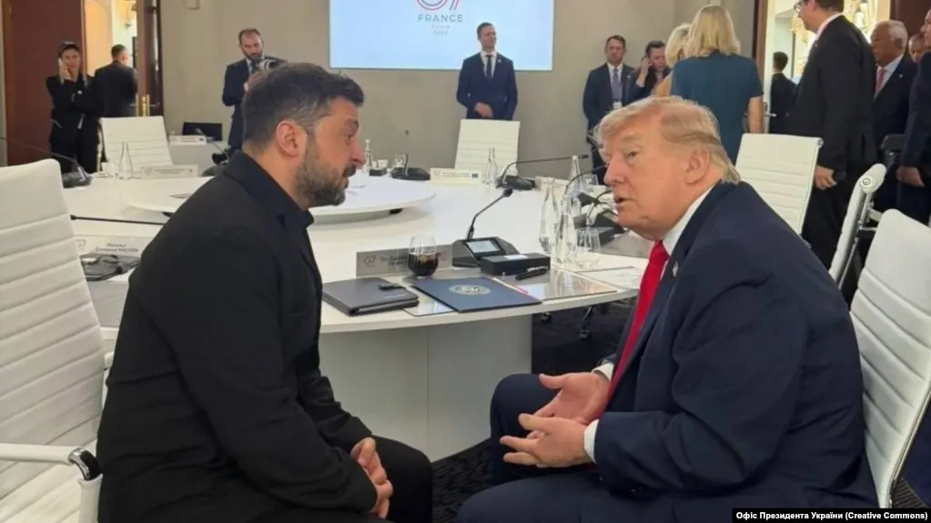 На саммите G7 в Эвиане лидеры согласовали необходимость ужесточения мер против России, обсуждались возможные новые санкции в энергетике и подготовка дополнительных поставок ПВО Украине; Трамп и президент Украины провели разговор на полях саммита.