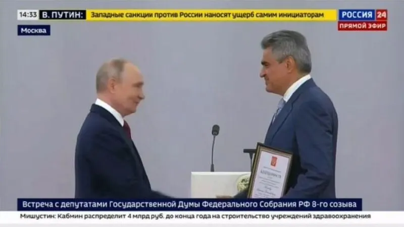 27 июля на церемонии в Кремле лидер партии «Новые люди» получил благодарность от президента и заявил о необходимости усилить усилия для победы в специальной военной операции.