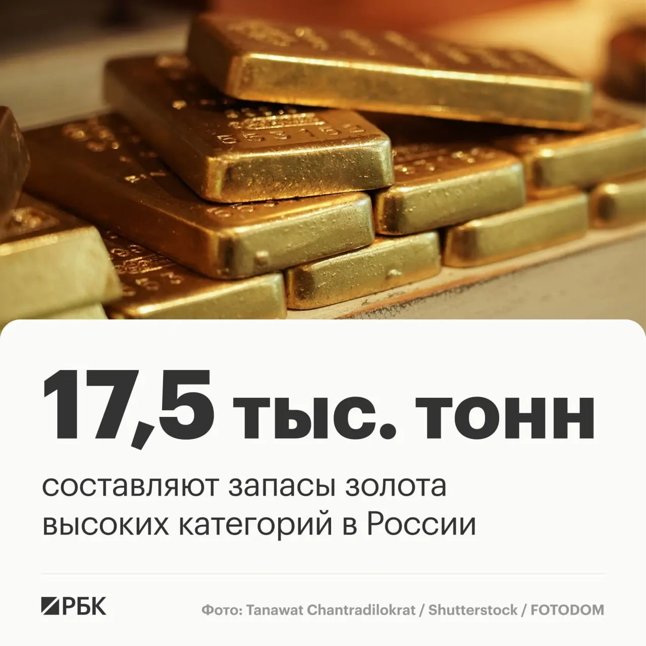 Сейчас запасы золота в стране оцениваются примерно в 17,5 тыс. тонн, что позволяет сохранять лидирующие позиции примерно на 30 лет при текущем темпе добычи. Россия занимает третье место по запасам и второе — по добыче.